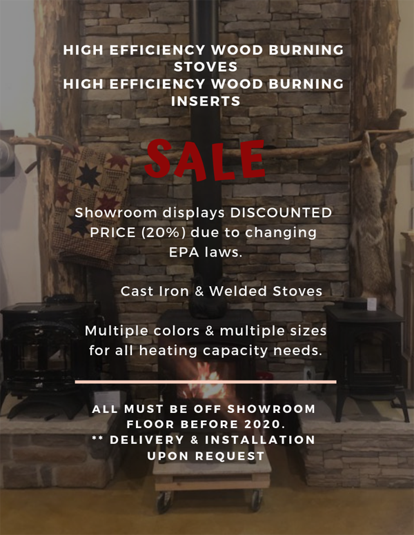 High Efficiency Woodburning Stoves & Inserts Discounted at Wiegmann Woodworking & Fireplaces in Damiansville IL
